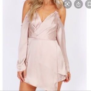 Gold saying romper